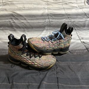 Nike LeBron 15 Four Horsemen "Equity" trainers - black and multi-colored